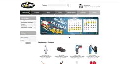 Desktop Screenshot of adamdistribuidora.com.br